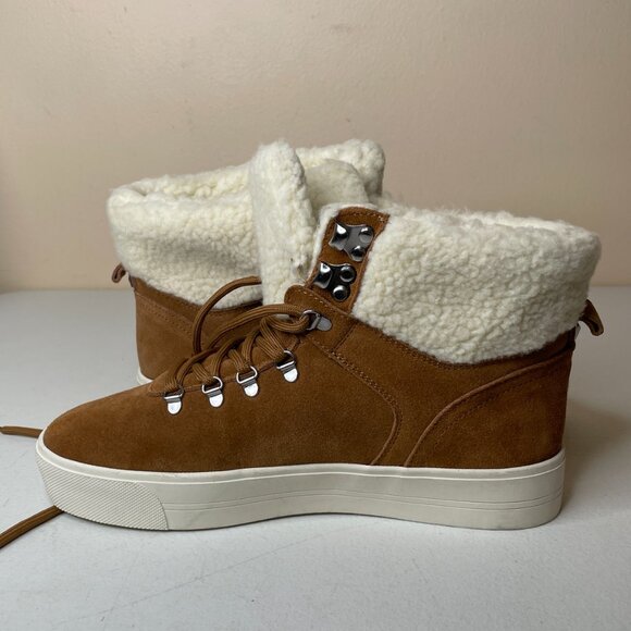 Marc Fisher Darlen Leather Platform Ankle Boots Size 8.5 - Picture 5 of 16